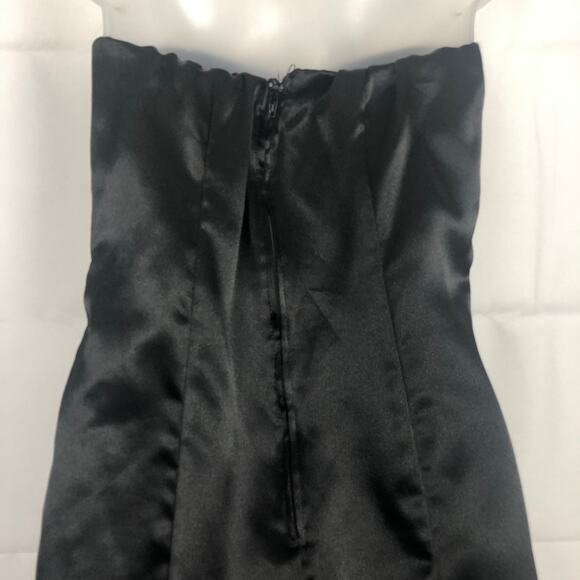 BCX Strapless Sequin Embellished Mini Black Dress - Picture 8 of 12